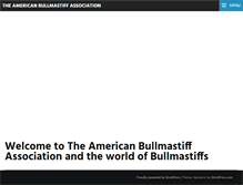 Tablet Screenshot of bullmastiff.us