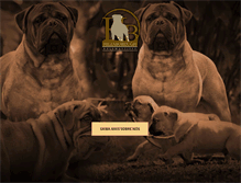 Tablet Screenshot of bullmastiff.com.br